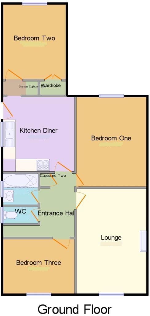 Llwyn Estyn, Deganwy, Conwy floorplan