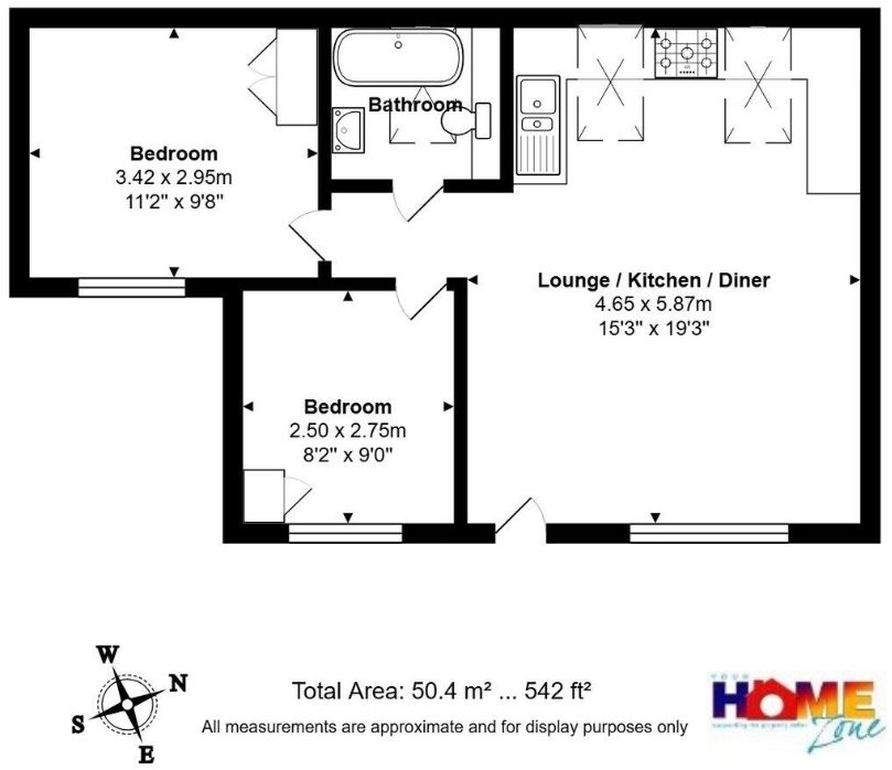 The Retreat, Purewell, Christchurch floorplan