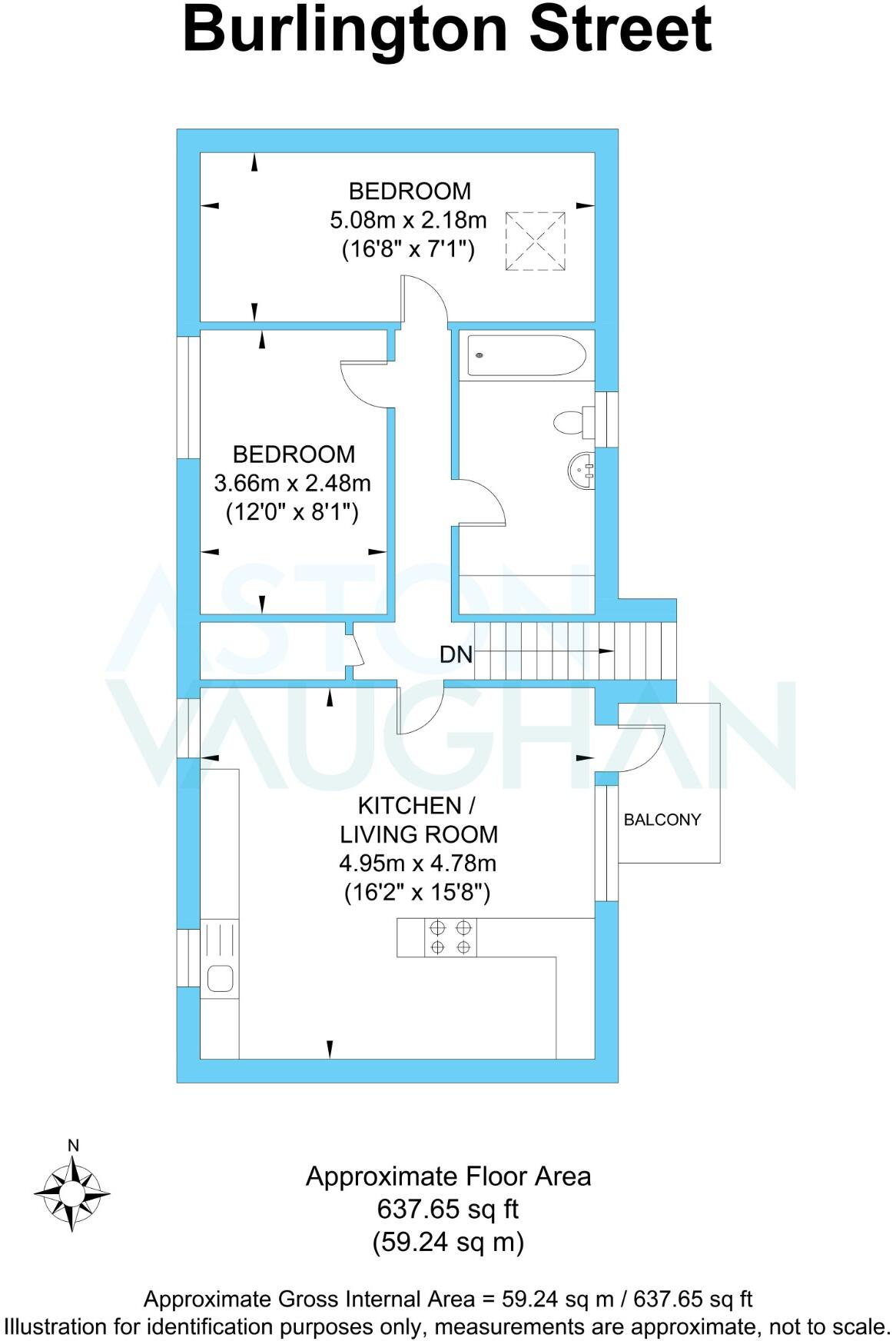 Burlington Street. Brighton floorplan