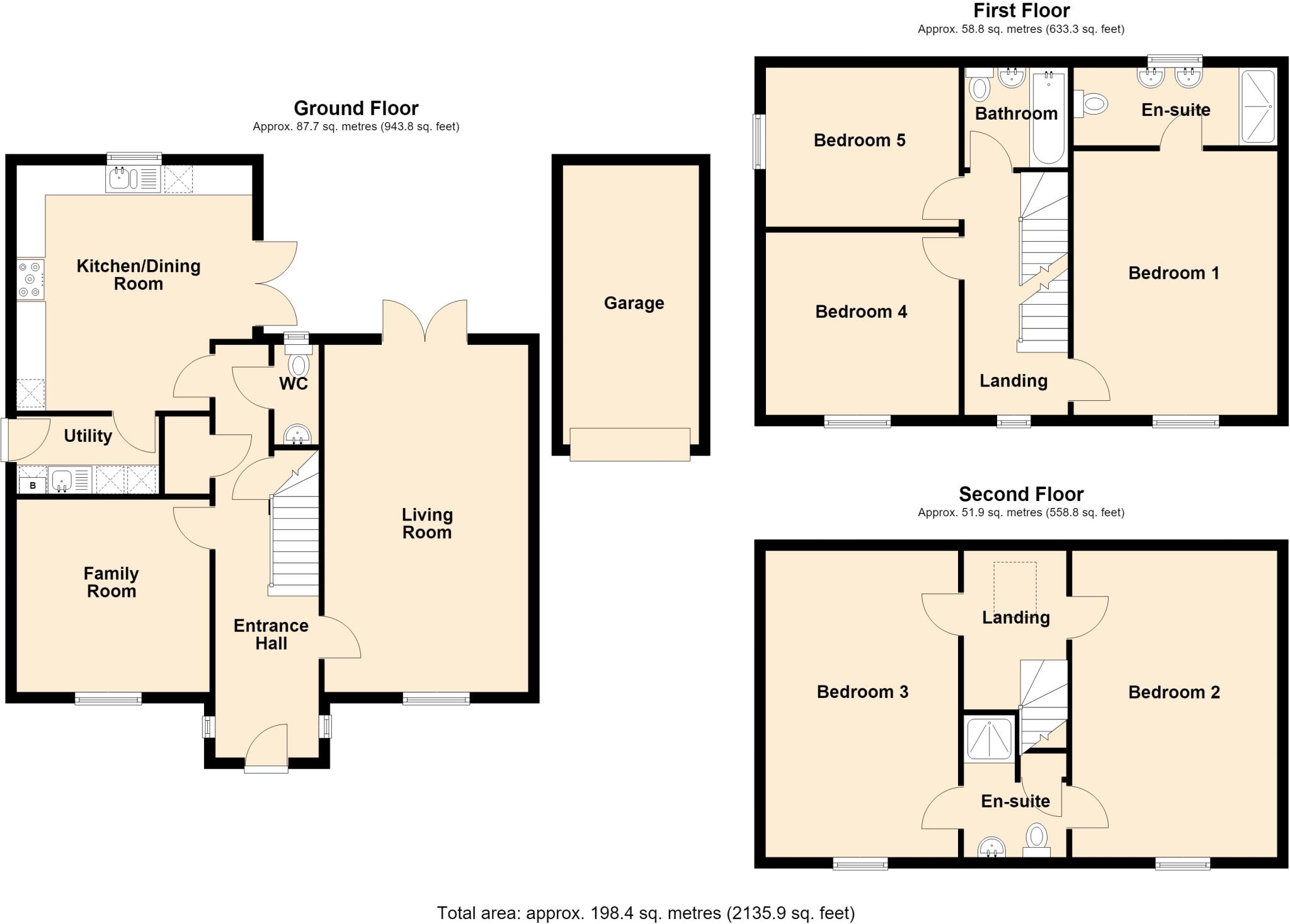 Kingfisher Close, Trowbridge floorplan