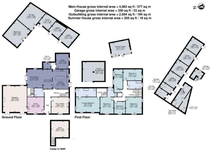 The Manor House, Sotby, Market Rasen floorplan