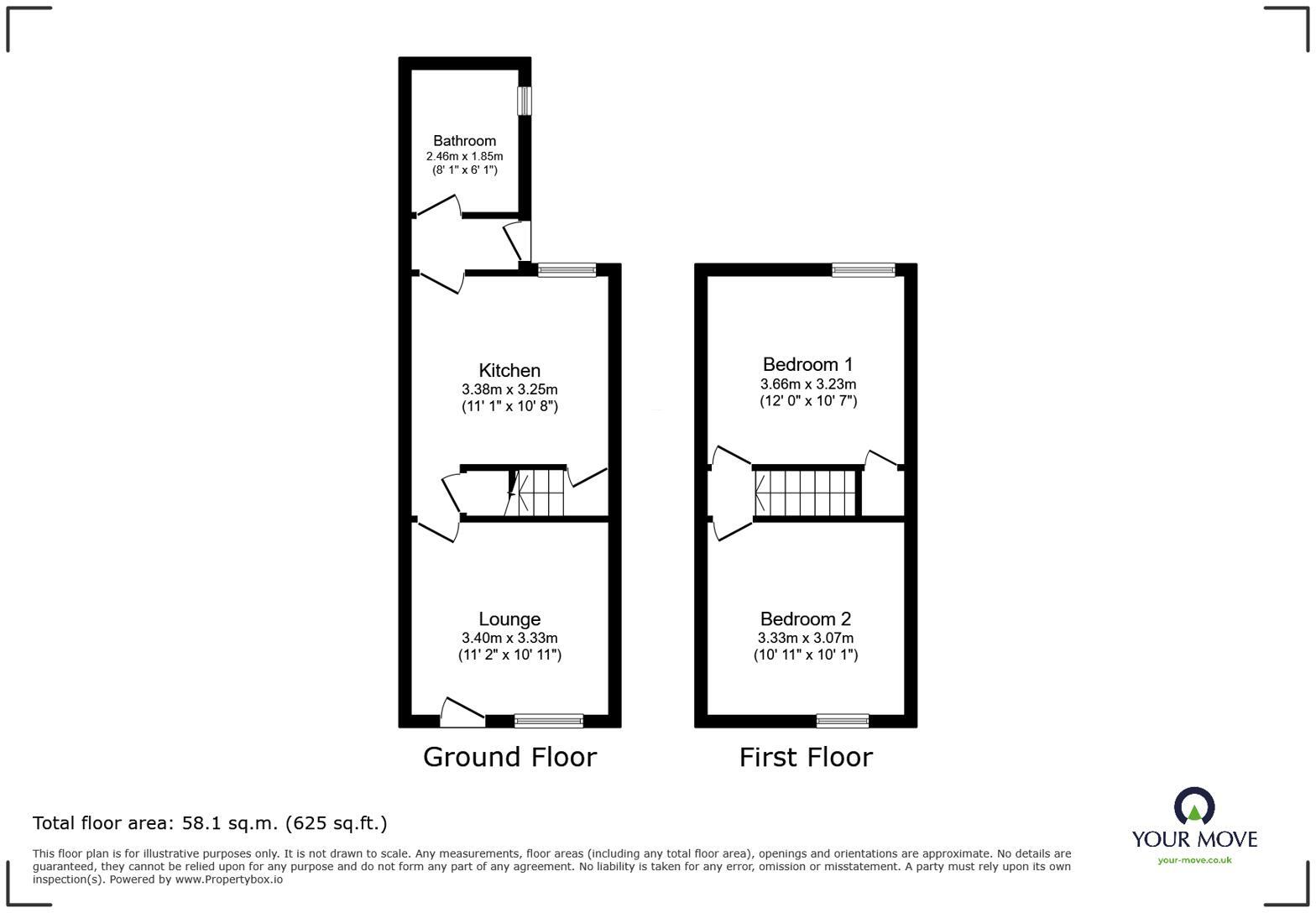 May Street, Burslem, Stoke-on-Trent, Staffordshire, ST6 floorplan