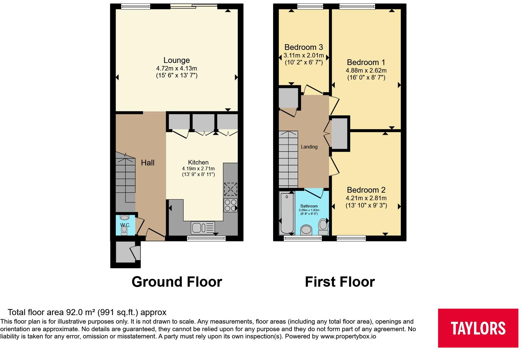 Ripon Road, Stevenage, Hertfordshire, SG1 floorplan