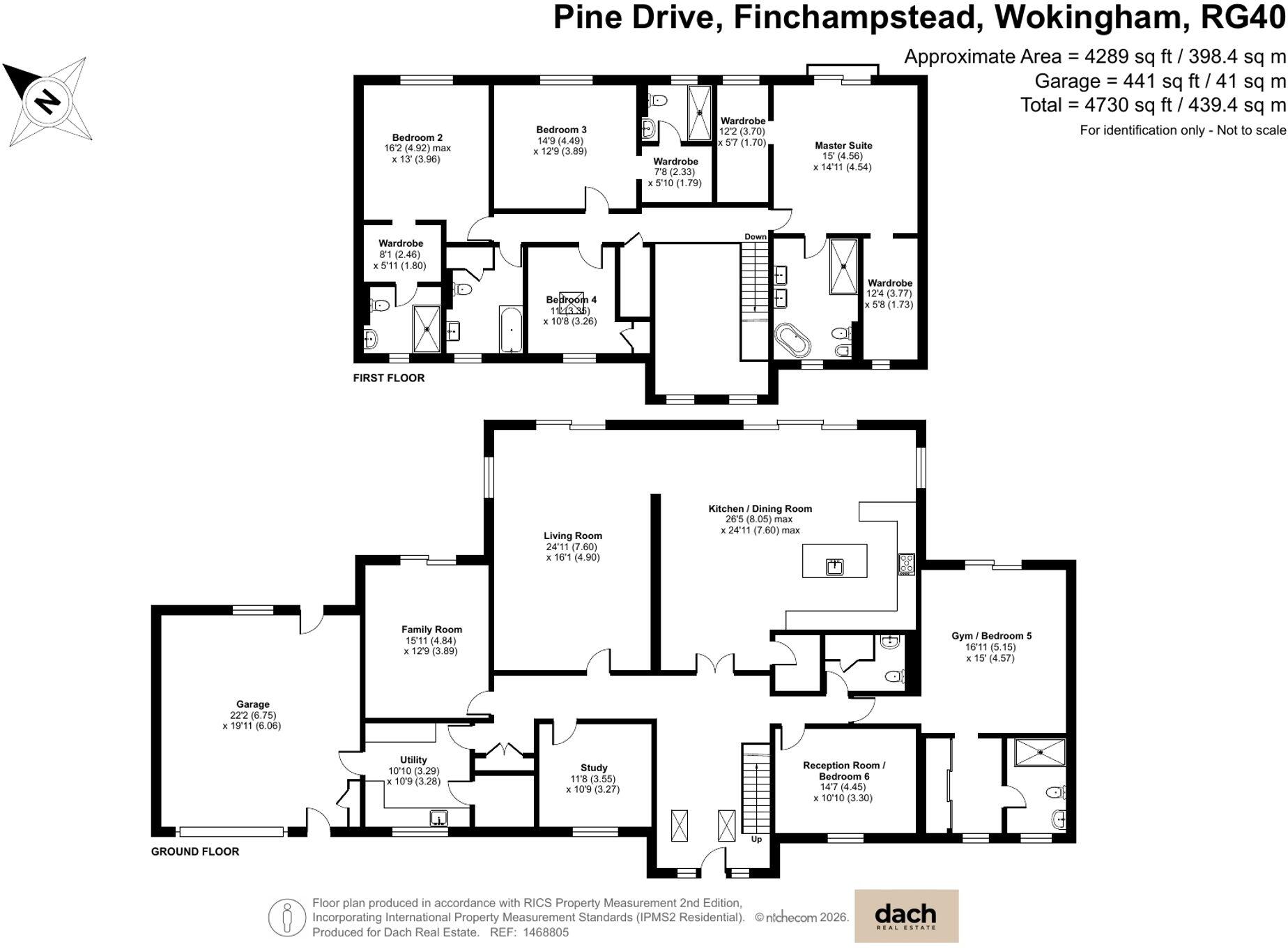 Pine Drive, Finchampstead, RG40 floorplan