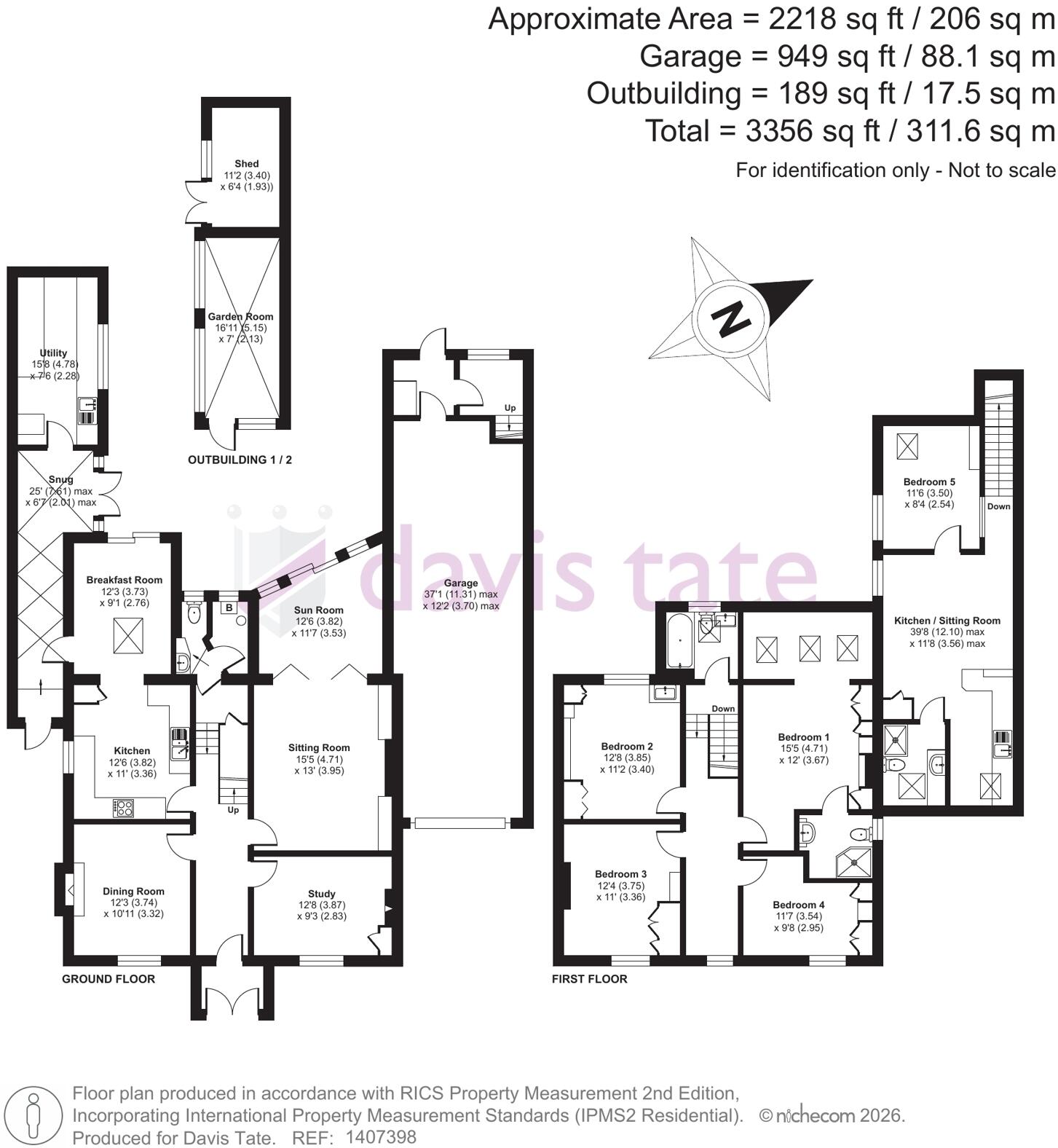 Brunswick Hill, Reading, Berkshire, RG1 floorplan