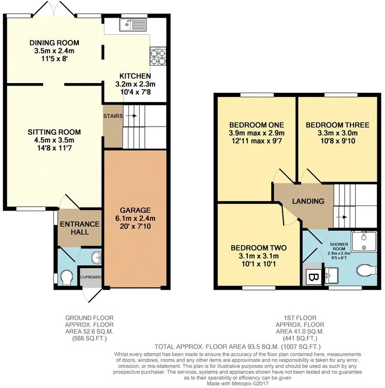 Cowley Rise, Margate floorplan