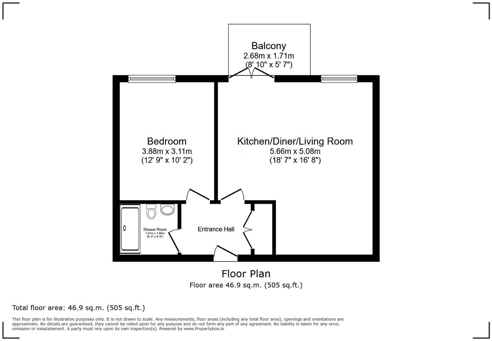 Serbert Close, Bristol, BS20 floorplan