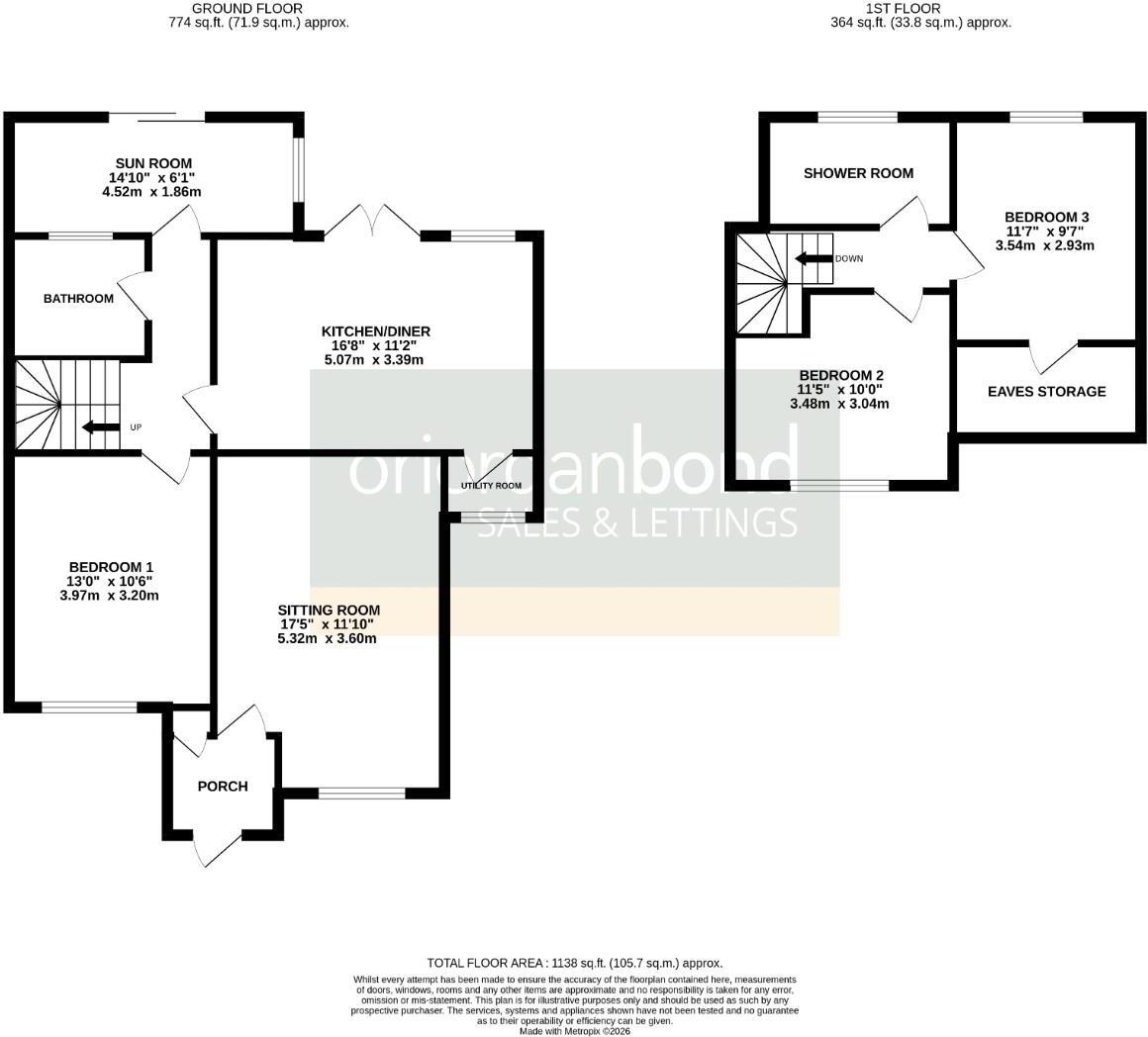 Highlands Avenue, Spinney Hill, Northampton NN3 floorplan