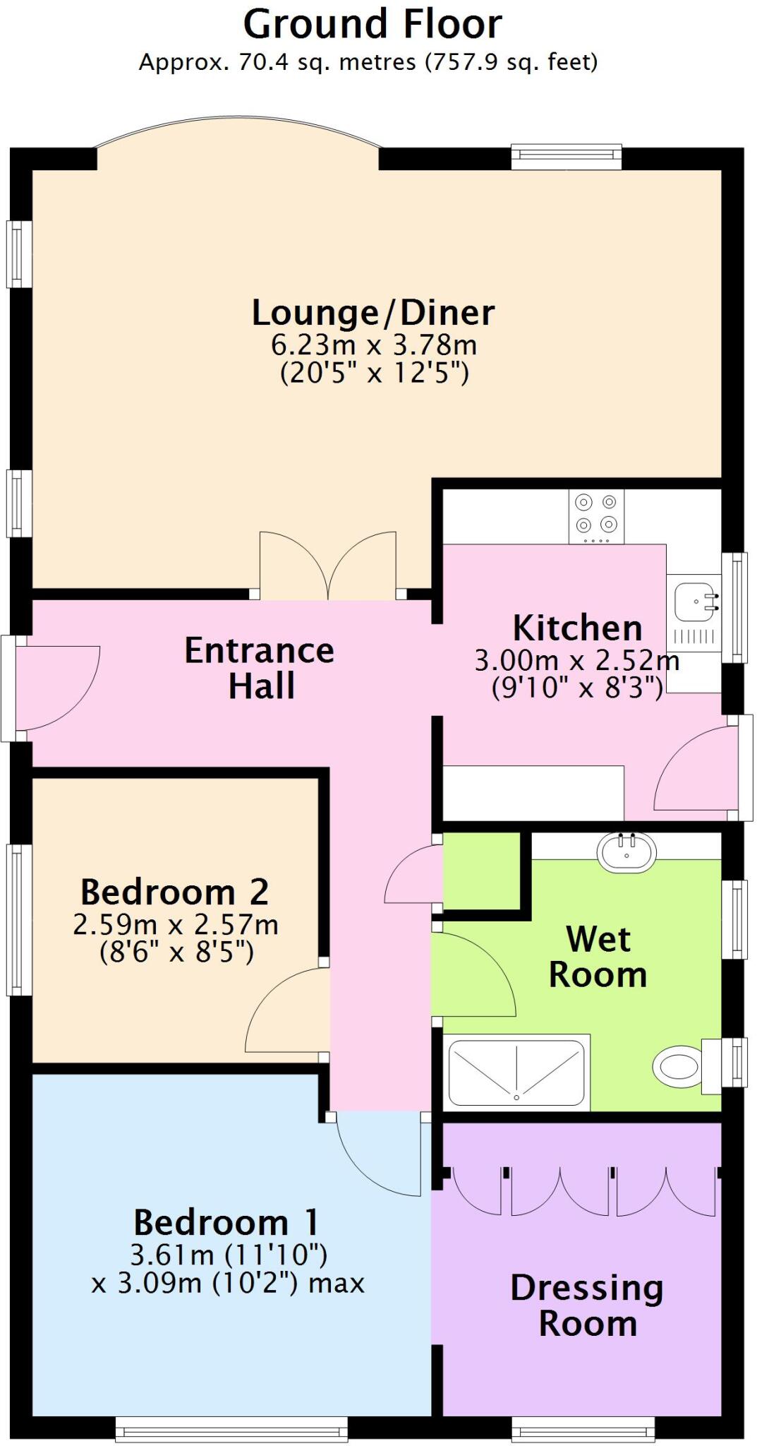 Bosley Close, Christchurch floorplan