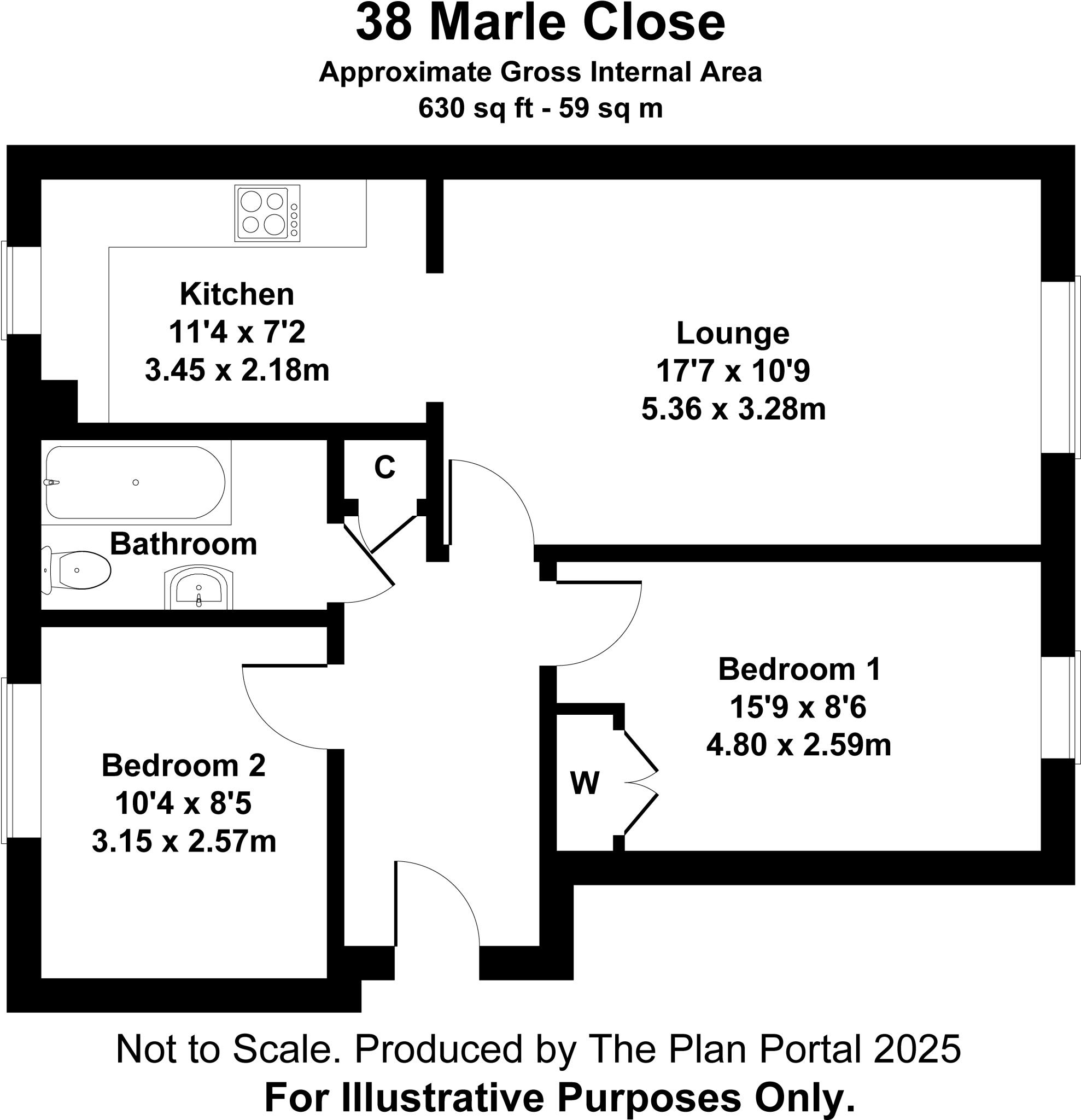 Marle Close, Pentwyn, Cardiff, CF23 floorplan