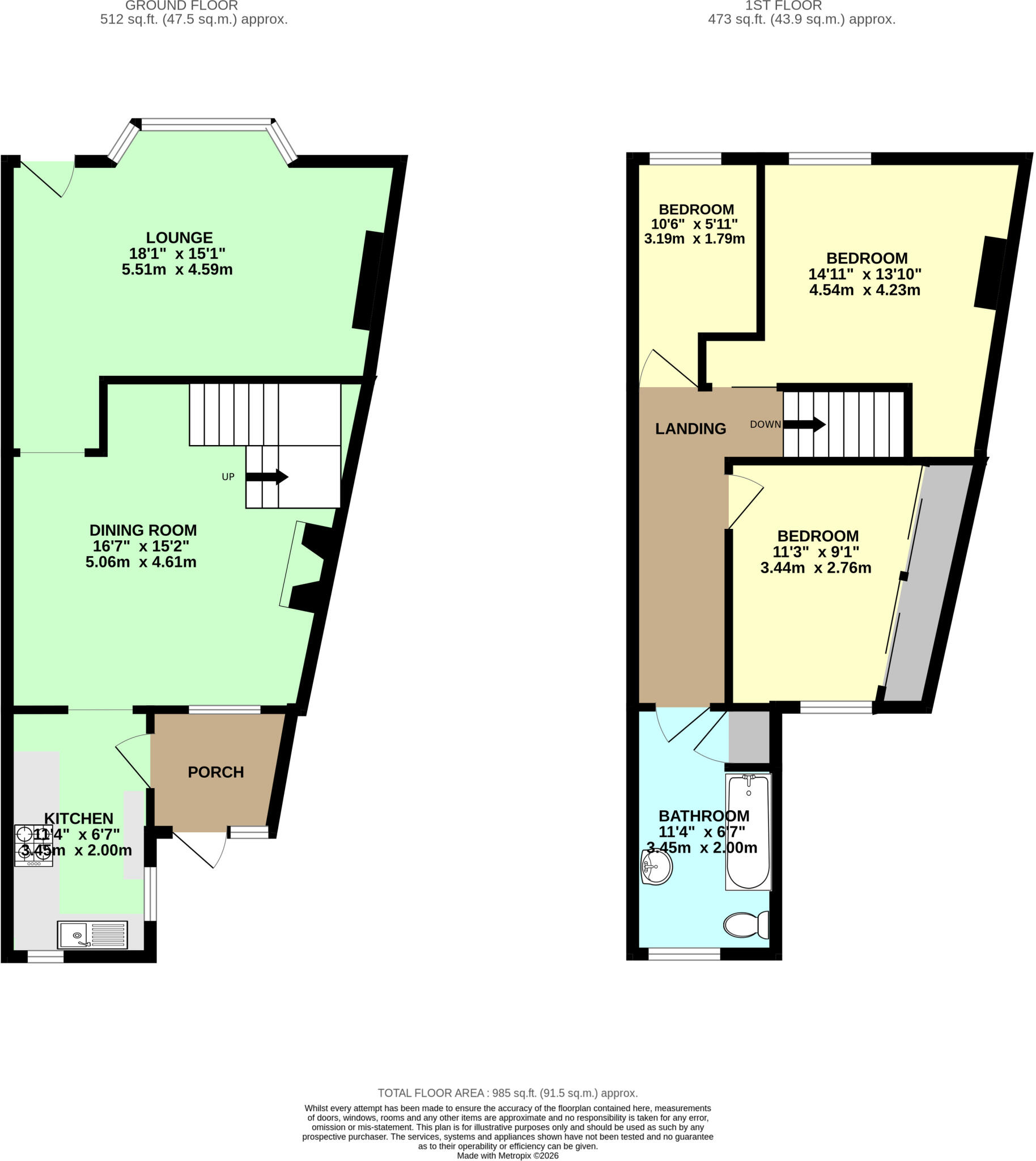 Newport Avenue, Selby, North Yorkshire YO8 floorplan