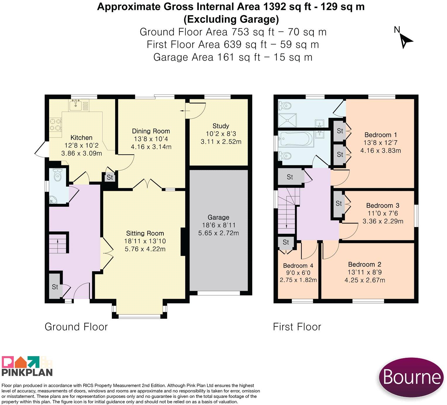 Swallow Rise, Knaphill, Woking, Surrey, GU21 floorplan