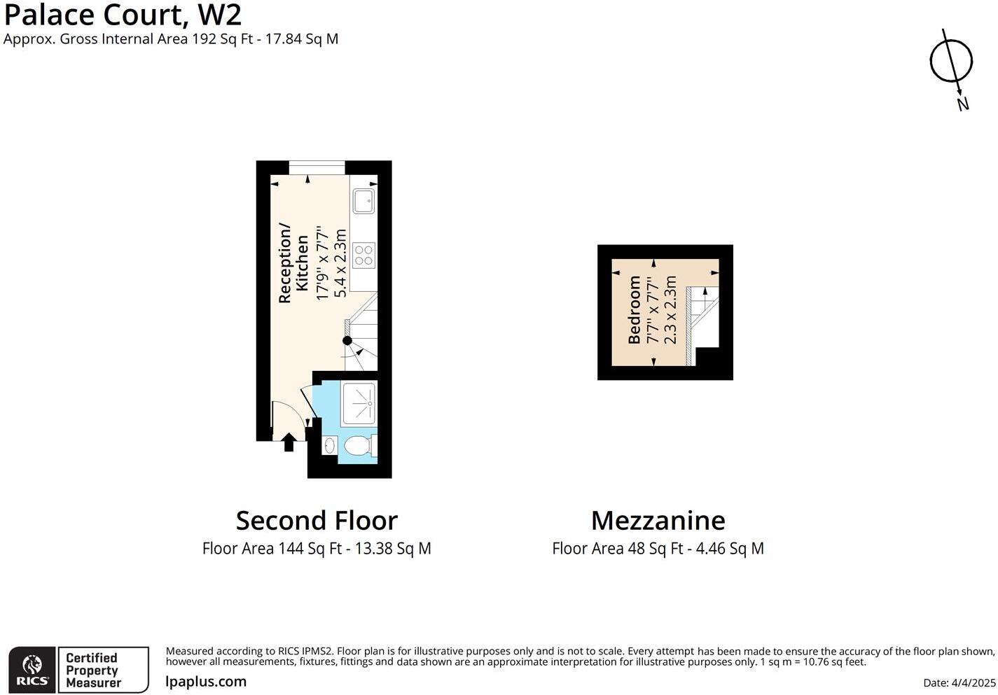 Palace Court, Notting Hill / Paddington, W2 floorplan