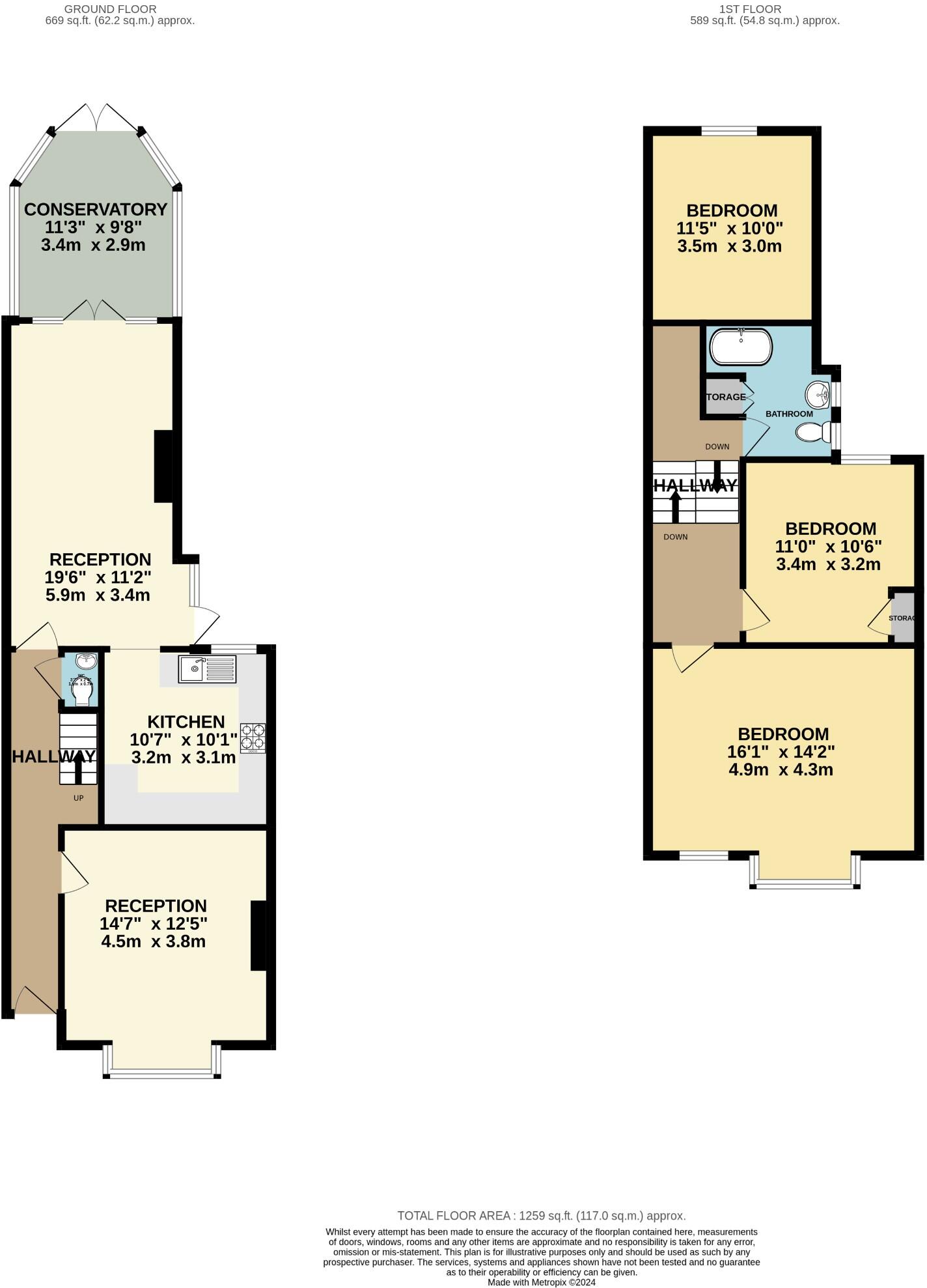 Wynndale Road, South Woodford, E18 floorplan