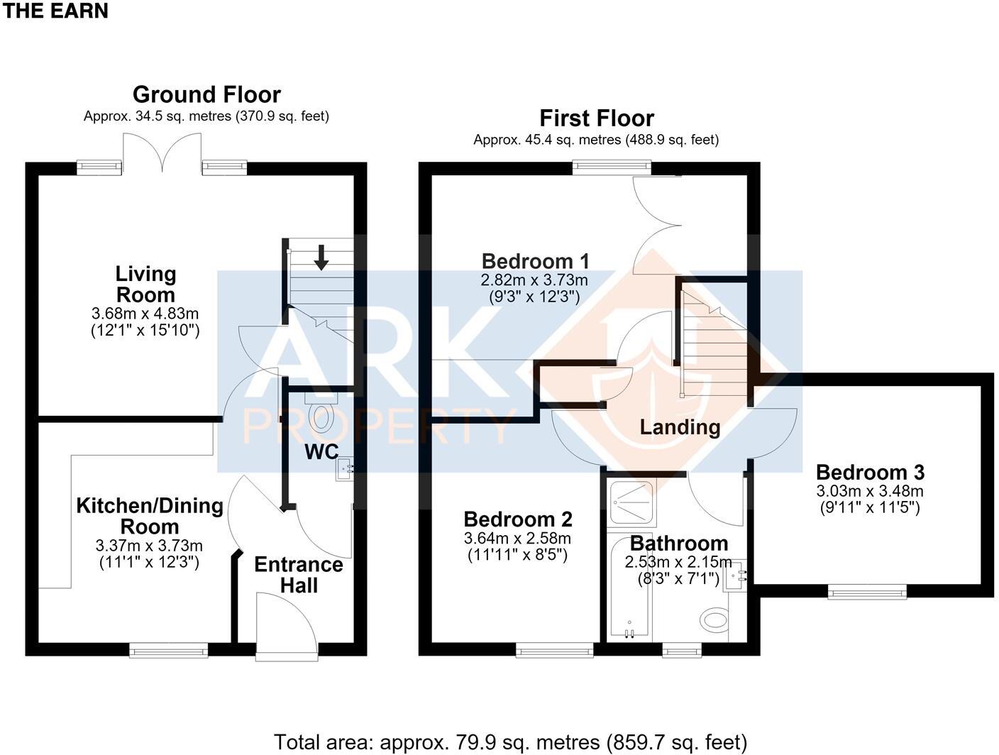 The Furlongs at Holland Park, Spalding floorplan