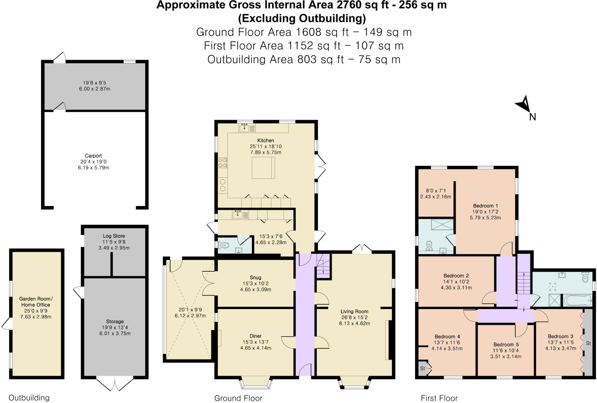 Black Bull House, Dassels, Braughing, Hertfordshire, SG11 floorplan