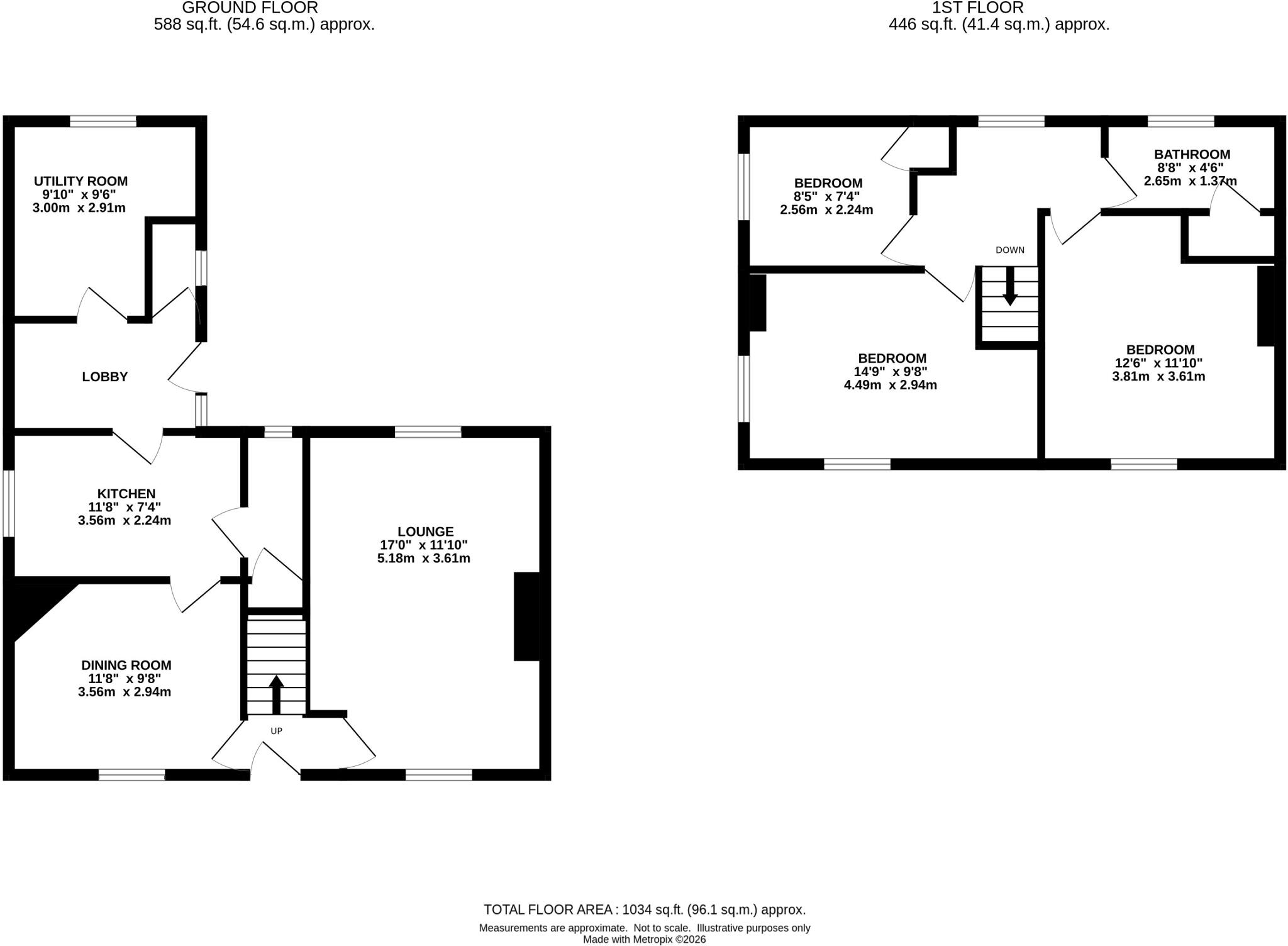 4 Station Road, Ten Mile Bank, Downham Market, Norfolk PE38 0ES floorplan