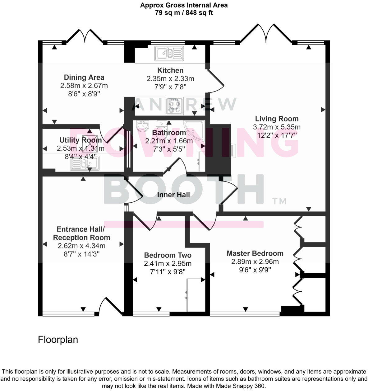Highcroft Crescent, Lichfield - No Upward Chain floorplan