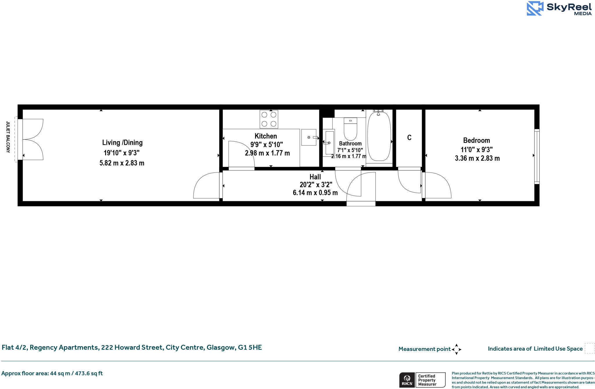 Howard Street, City Centre, Glasgow floorplan