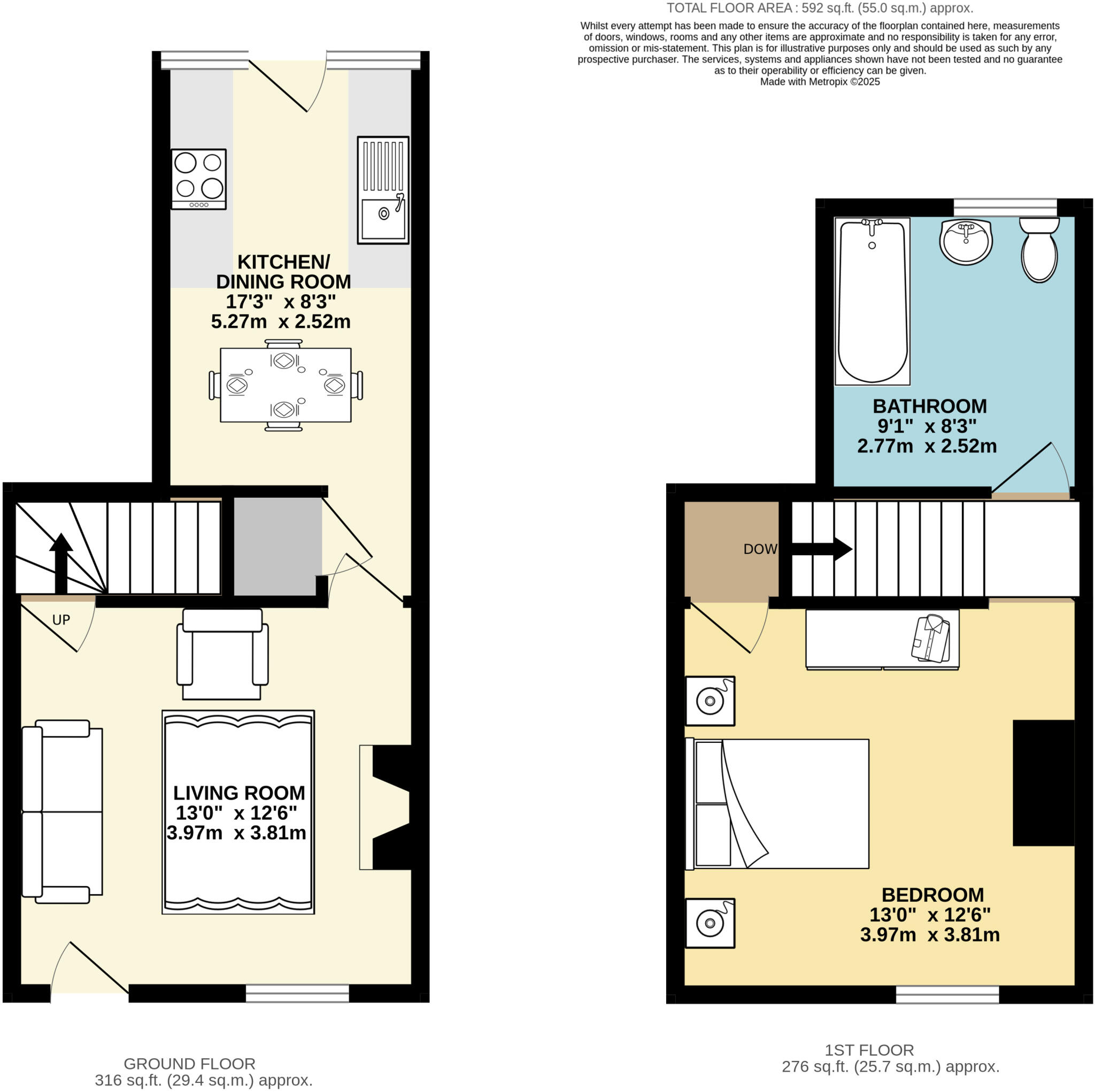 5 Howe Street, Carlisle, Cumbria floorplan
