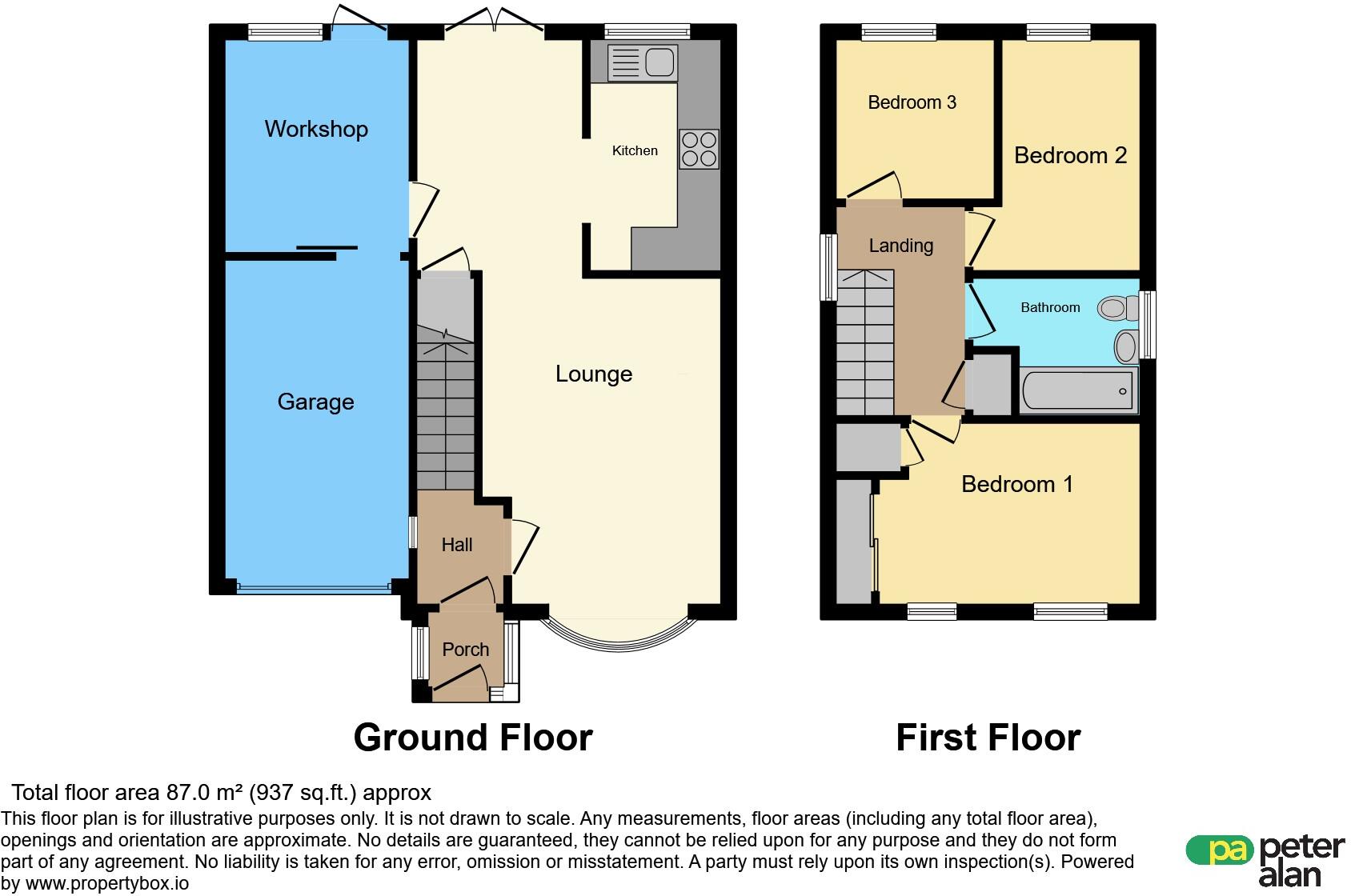 St. Cadocs Rise, Barry floorplan