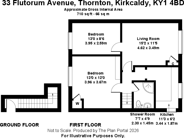Flutorum Avenue, Thornton, Fife floorplan