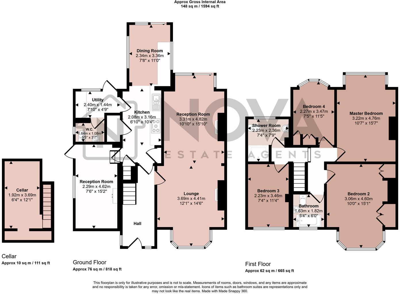 Montrose Avenue, Luton floorplan