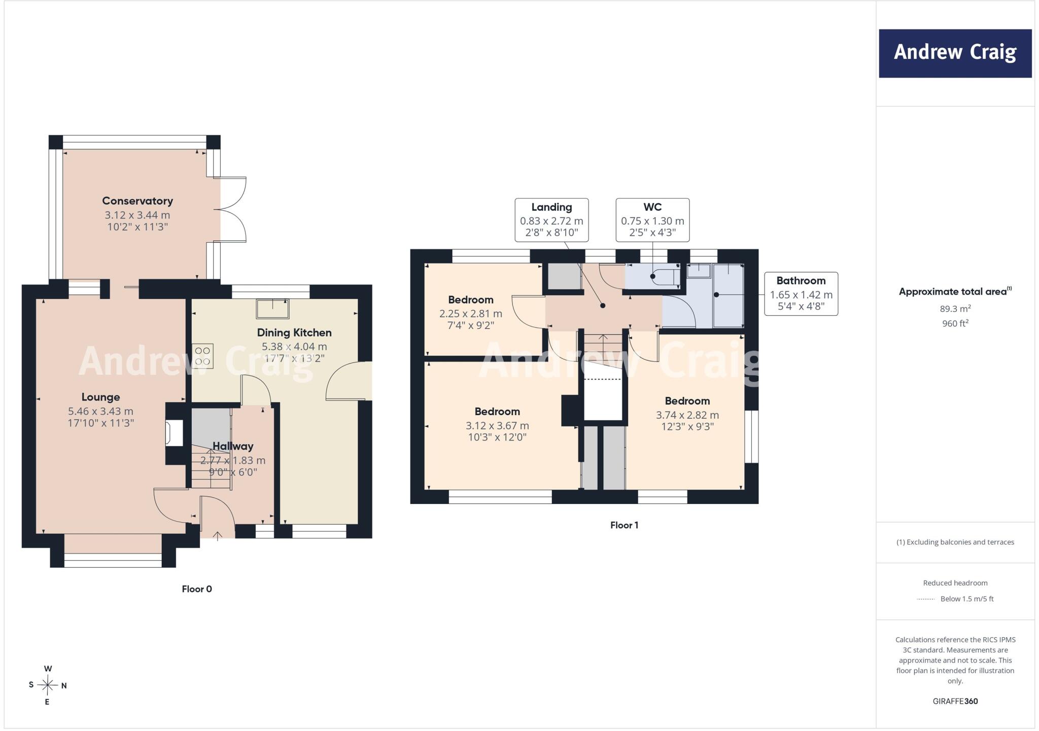 Ridgeway, Leam Lane floorplan