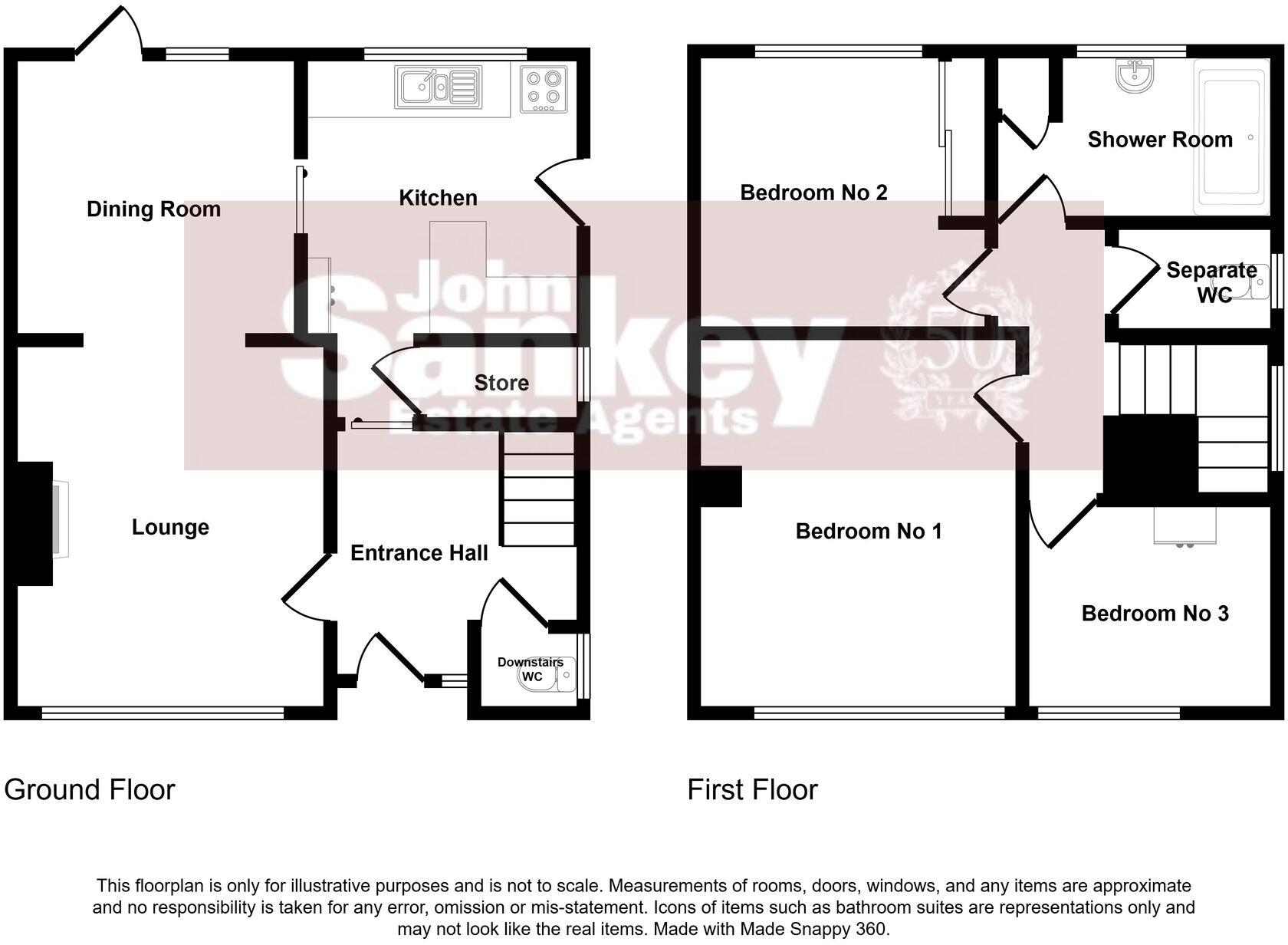 Fairholme Drive, Mansfield, NG19 floorplan