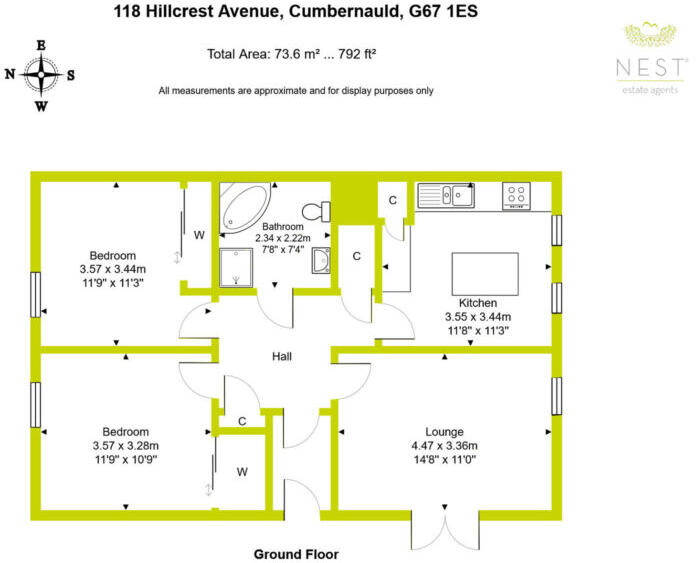 Hillcrest Avenue, Cumbernauld floorplan