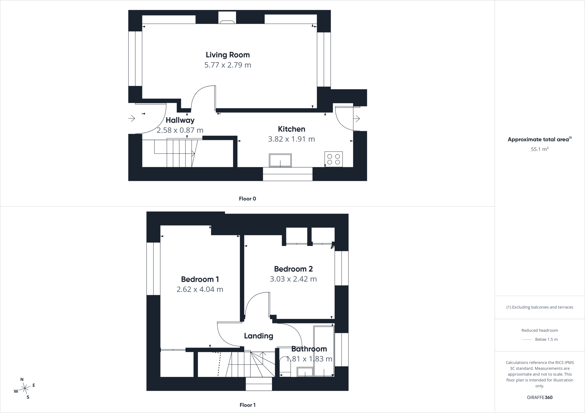 Moss Bay Road, Workington, Cumbria, CA14 floorplan