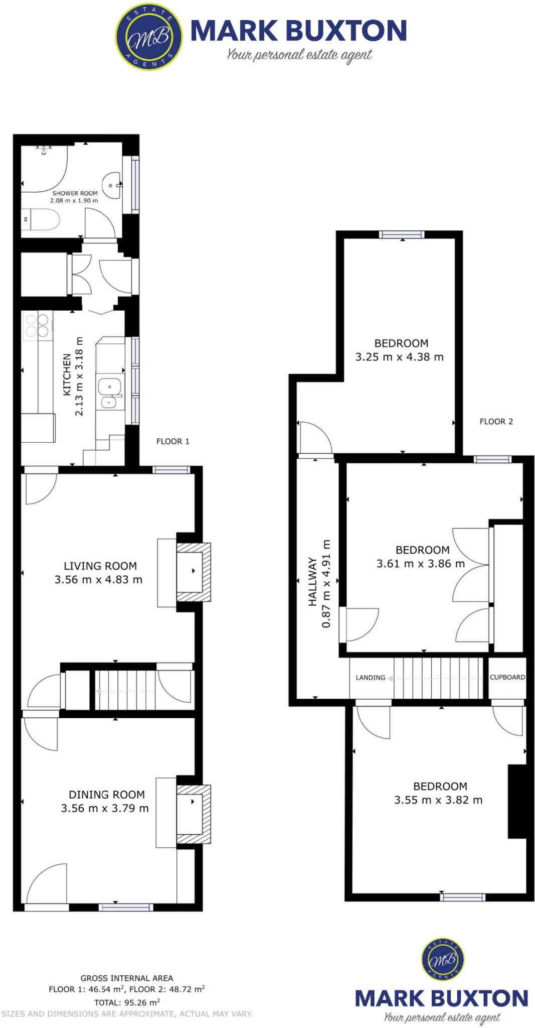 Heron Street, Heron Cross, Stoke-on-Trent. ST4 3AR floorplan