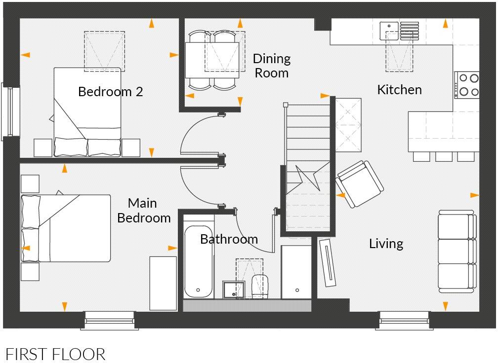 Plot 18 Mead Fields Buller Road, Banwell, BS29 floorplan