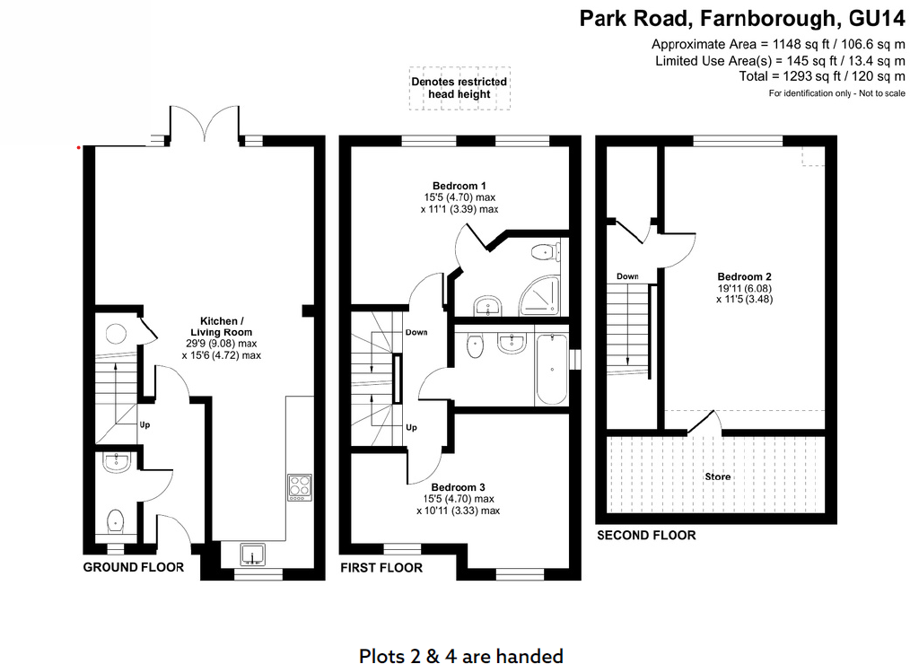 Park Road, Farnborough, Hampshire, GU14 floorplan