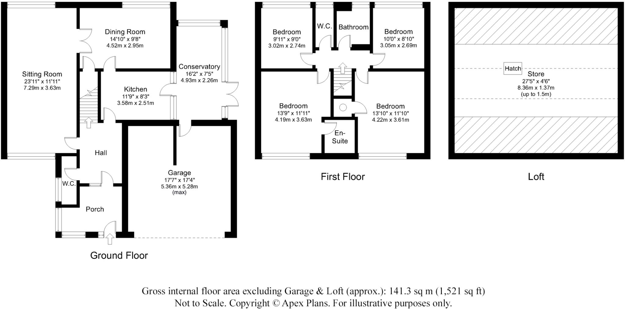 Bingley Bank, Bardsey, Leeds, West Yorkshire floorplan