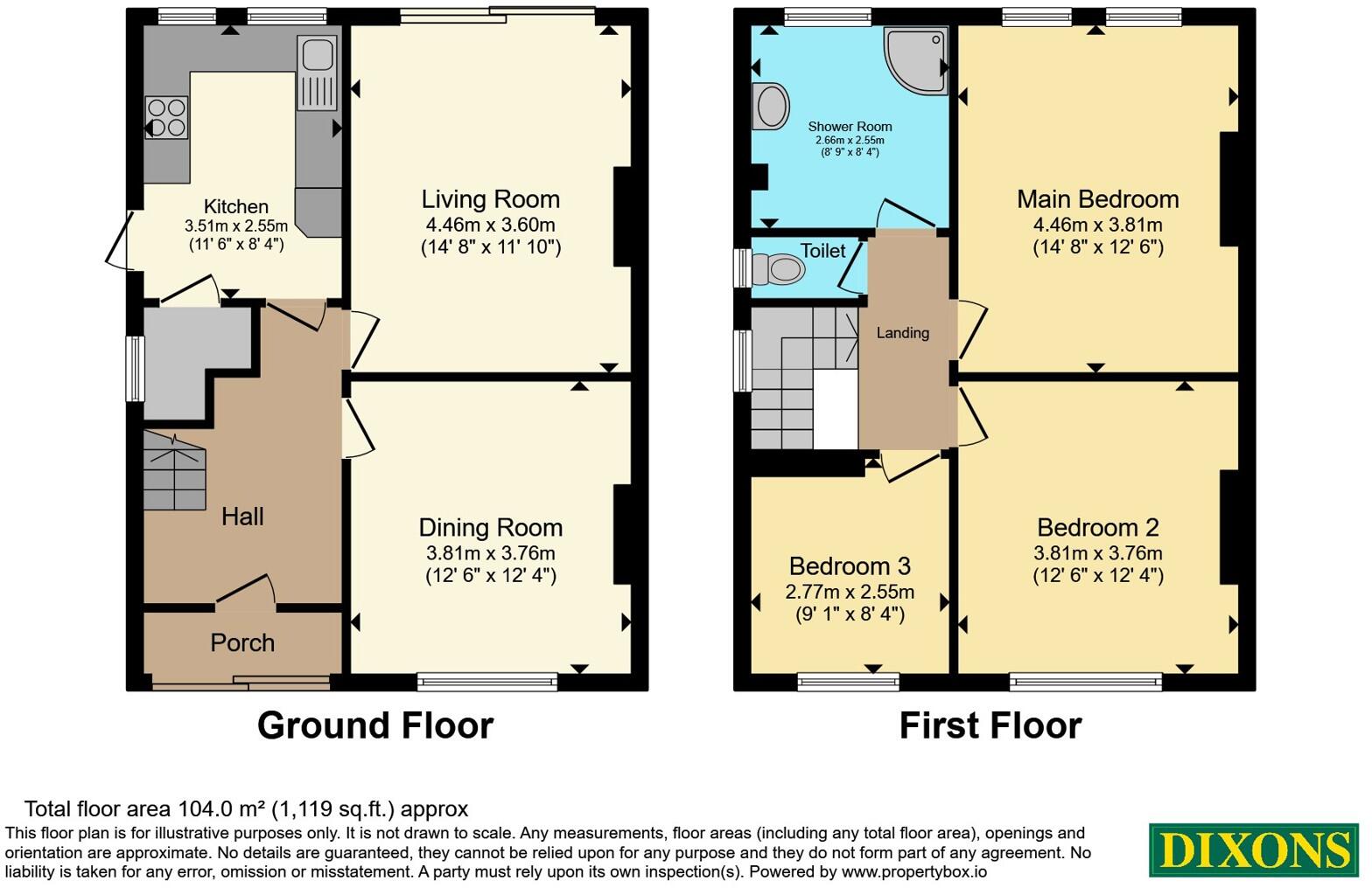 Leycester Close, Birmingham, West Midlands, B31 floorplan