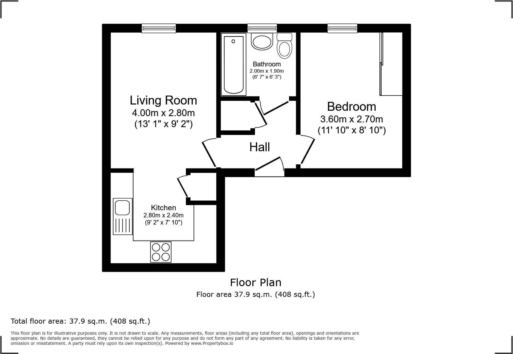 127 Oldham Street, Manchester City Centre, Northern Quarter, M4 floorplan