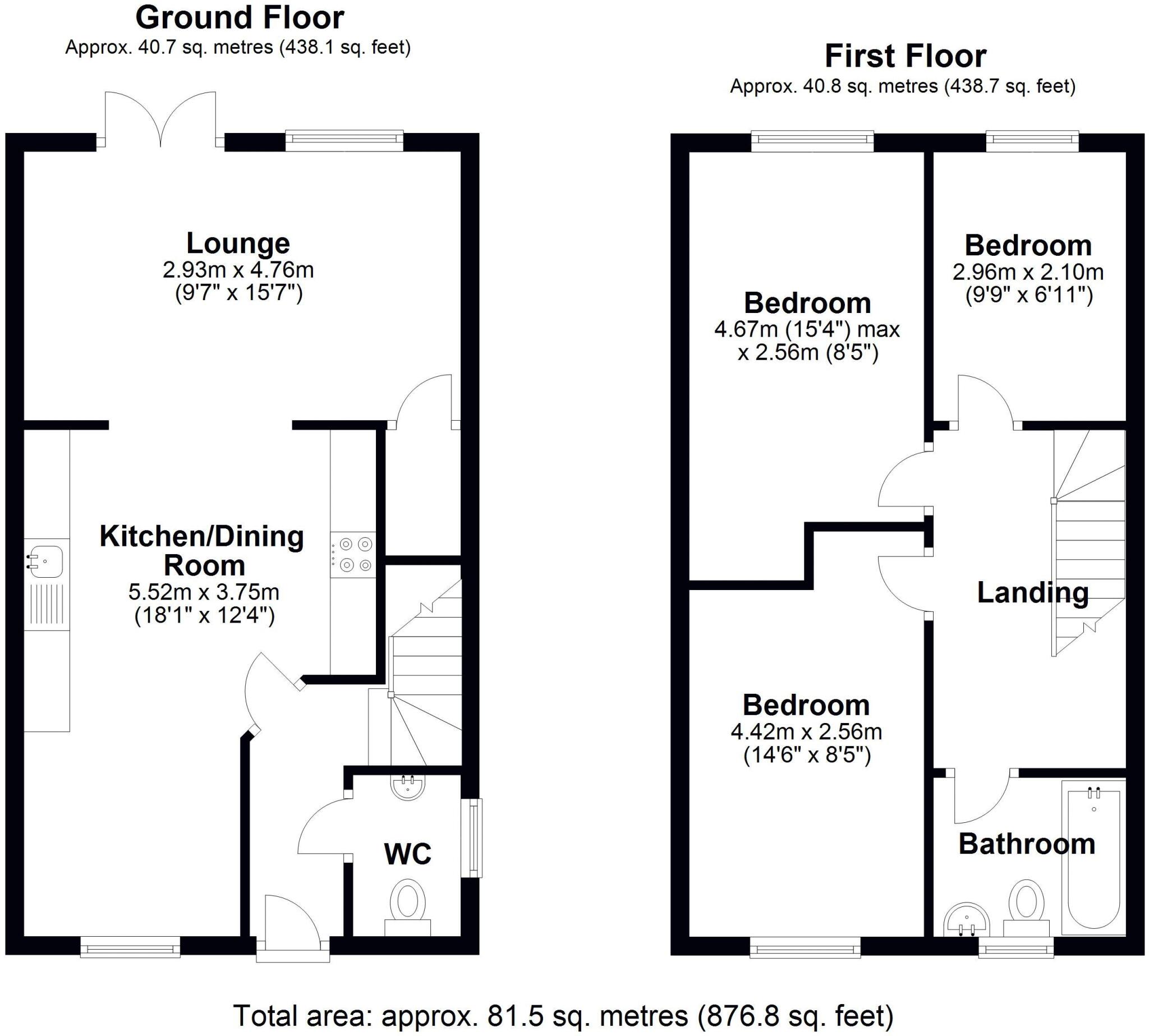 Coalport Road, Broseley floorplan