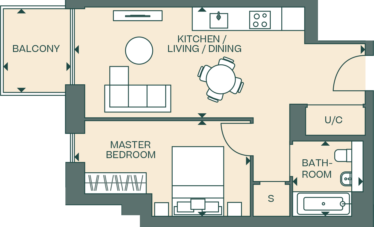 Elmhurst Building, Fulton Road, Wembley floorplan