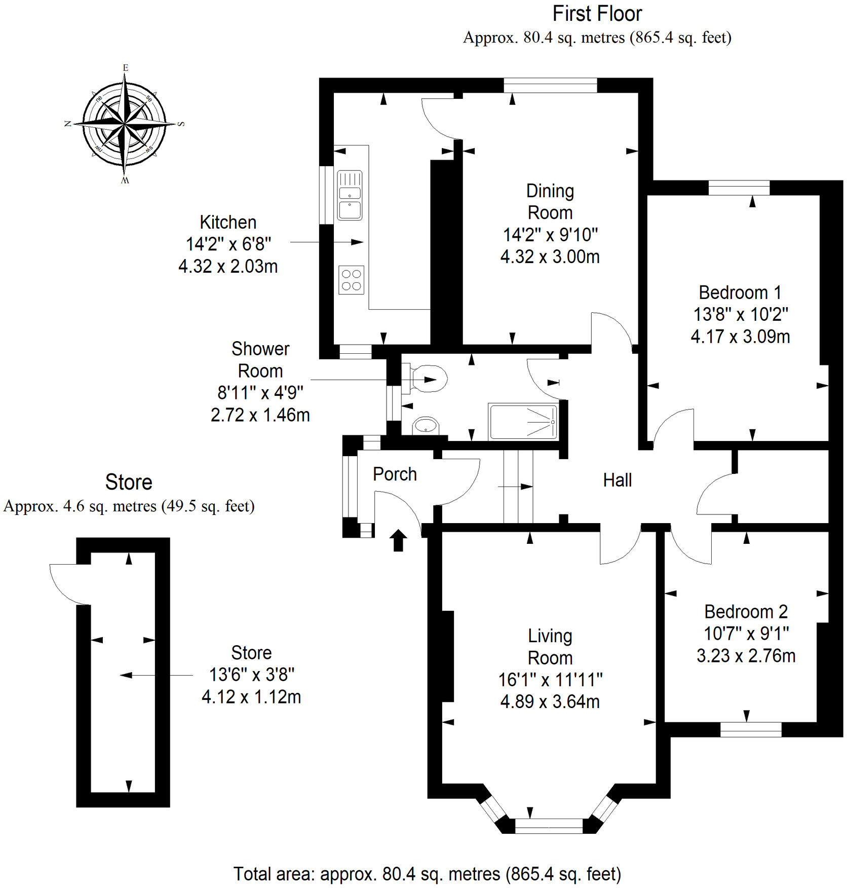 Springfield Park Road, Burnside, Glasgow, floorplan