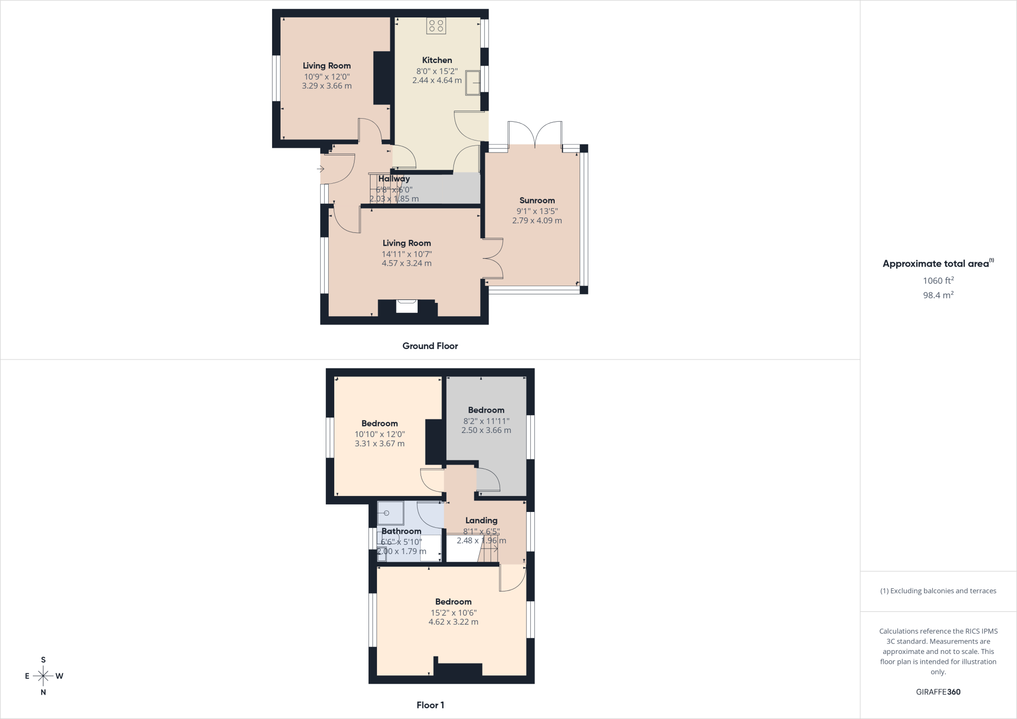 Arundel Crescent , Treeton floorplan