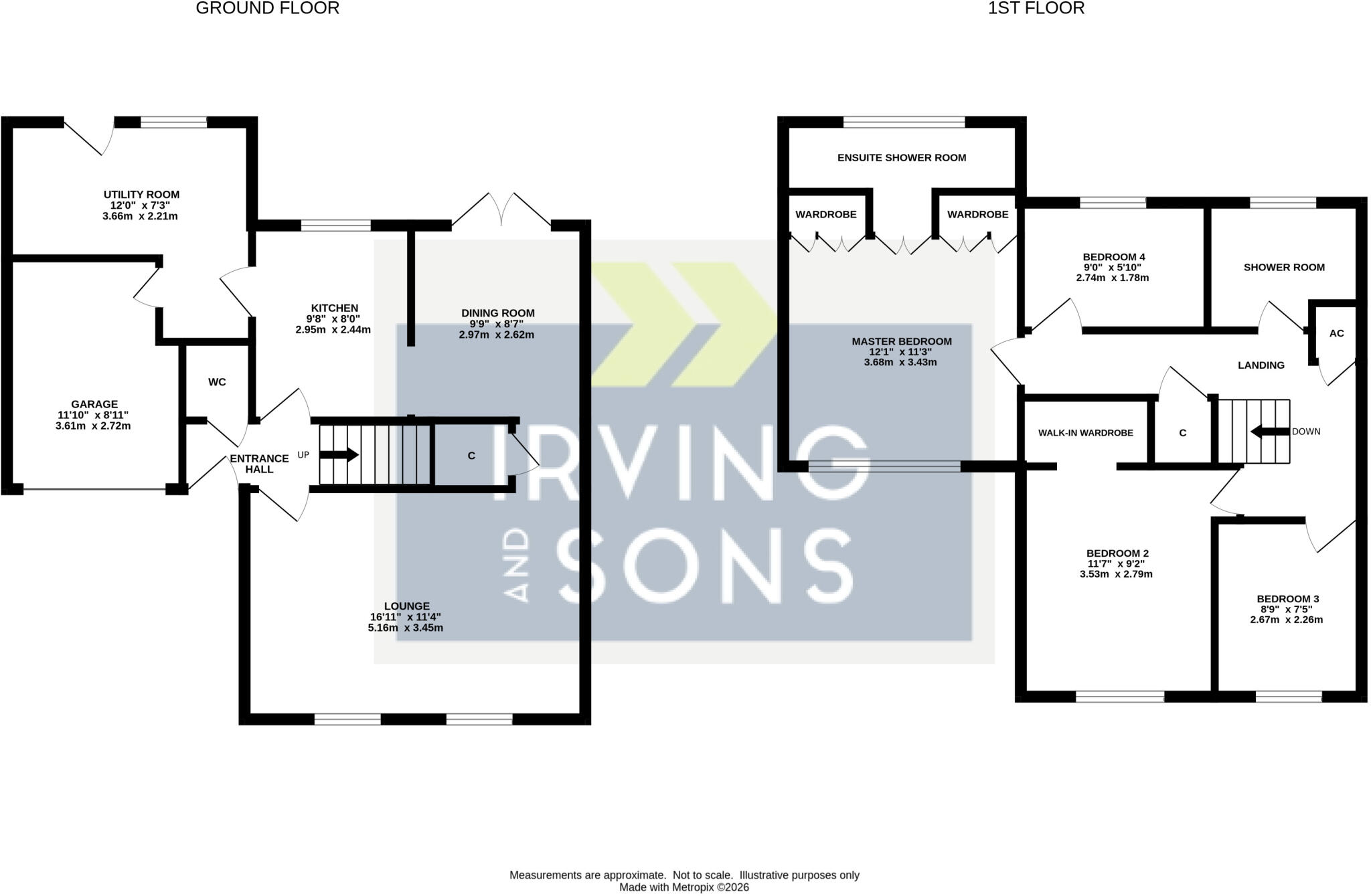 Belmont Close, Verwood, Dorset, BH31 floorplan