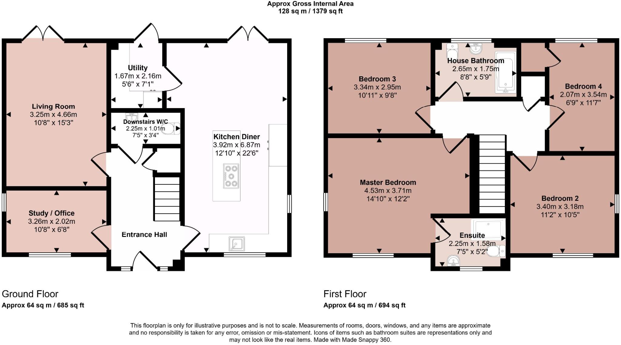 Evesham Place, Kirby Hill, York floorplan