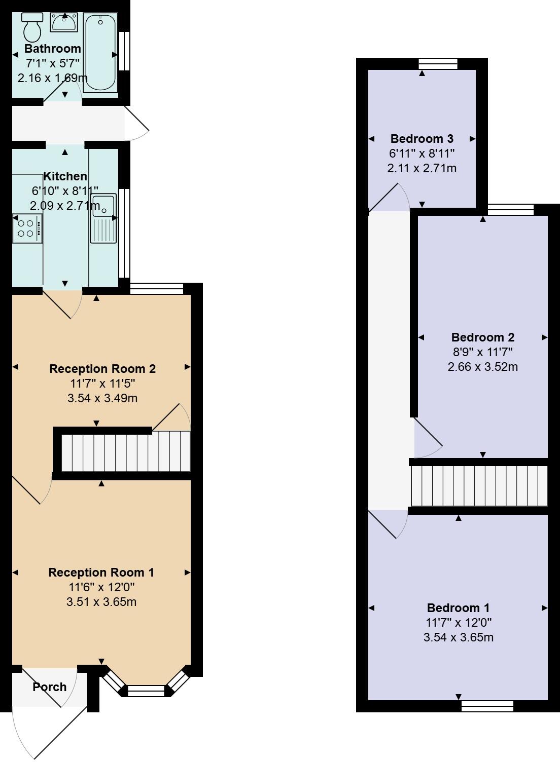 Wilton Road, Erdington, Birmingham floorplan