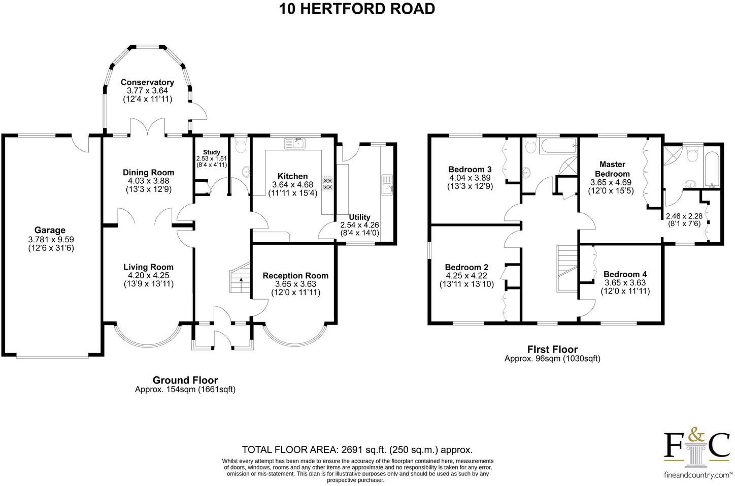 Great Amwell, Nr Ware floorplan