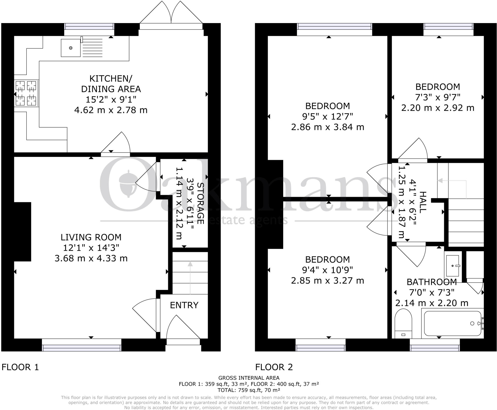 Kendal Rise Road, Birmingham, B45 floorplan