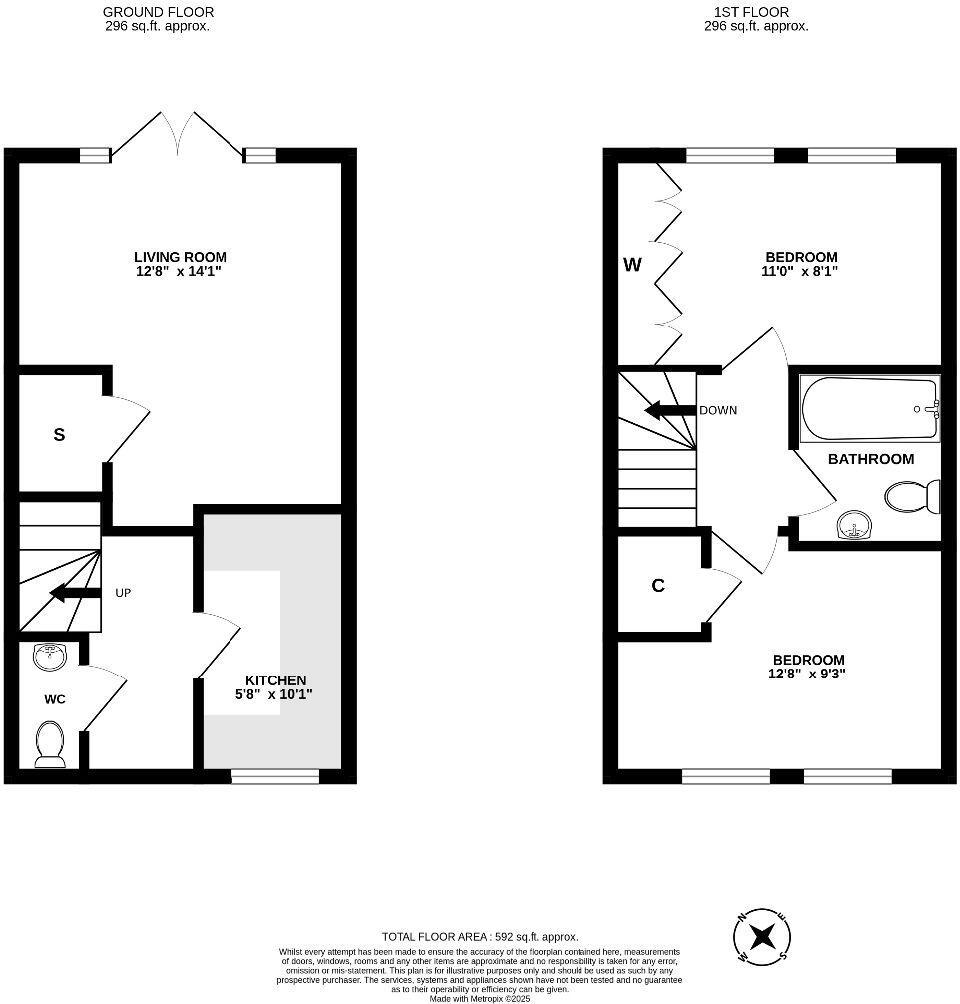 Bedford Way, Hildersley, Ross-On-Wye floorplan