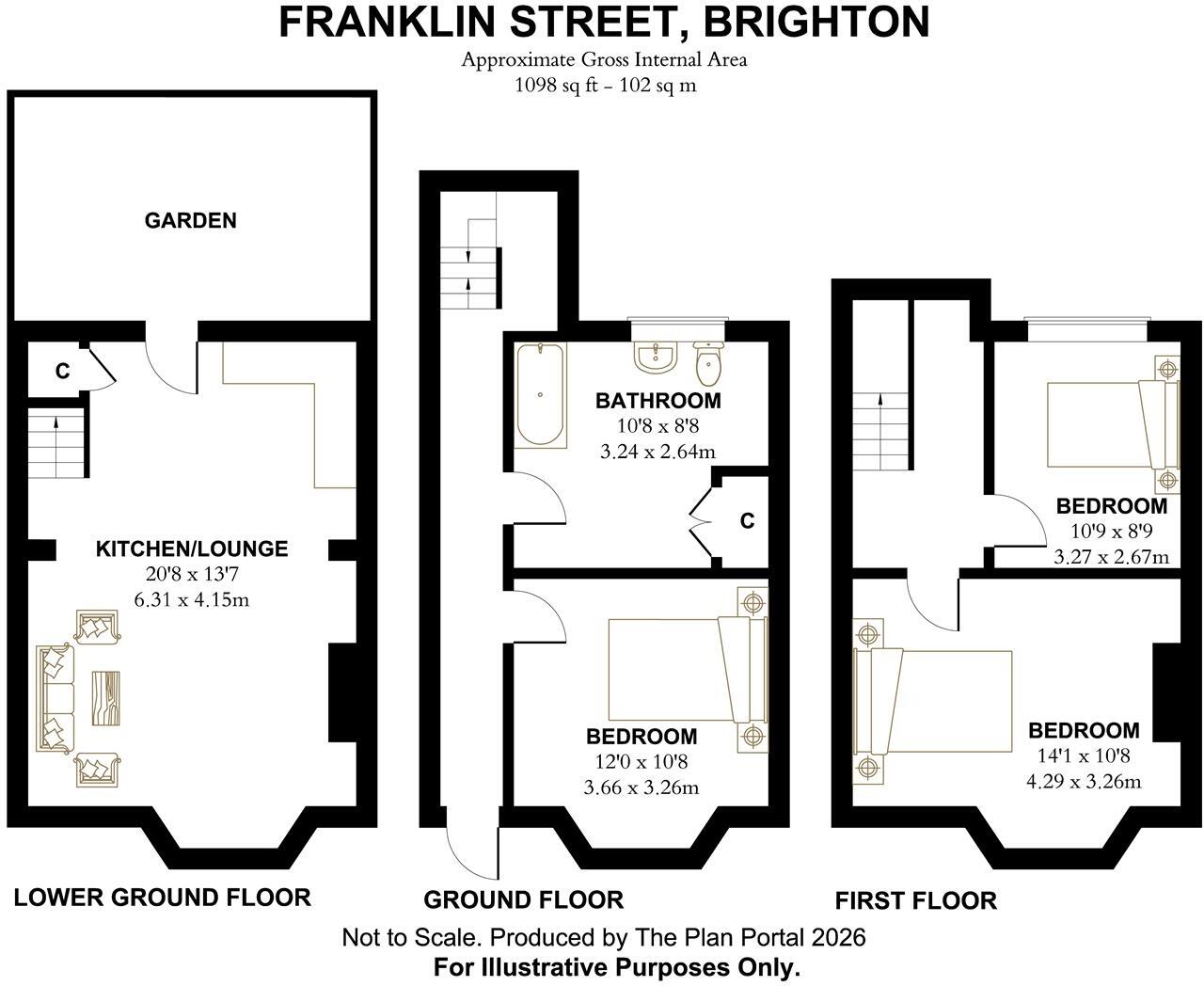 Franklin Street, Brighton floorplan