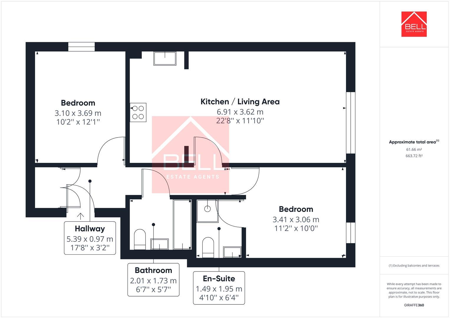 Curzon Place, Gateshead Quays floorplan