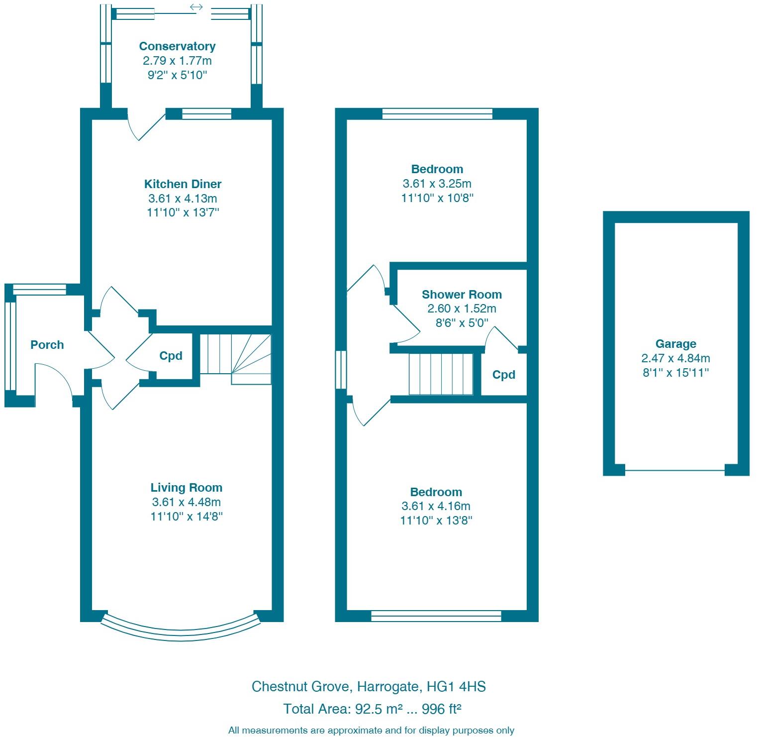 Chestnut Grove, Harrogate floorplan